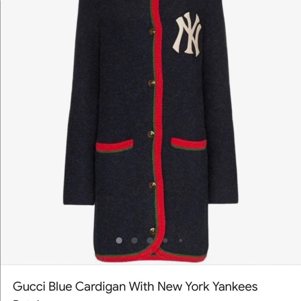 Gucci Yankee heavy warm long cardigan. Sold out